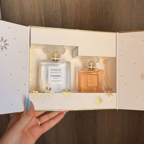 Chanel Coco Mademoiselle gift set 50ml perfume & 100ml body oil