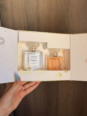 Chanel Coco Mademoiselle gift set 50ml perfume & 100ml body oil