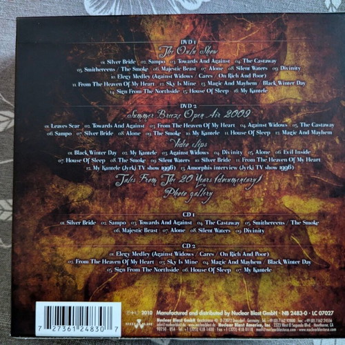 Amorphis Forging The Land Of Thousand Lakes 2 CD/2 DVD like new