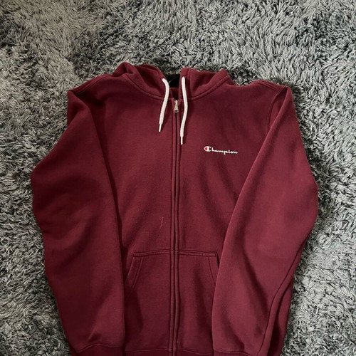 Champion jacket used, size S, white and brown