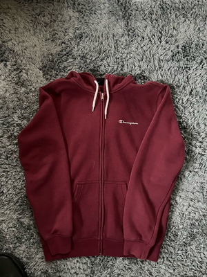 Champion jacket used, size S, white and brown