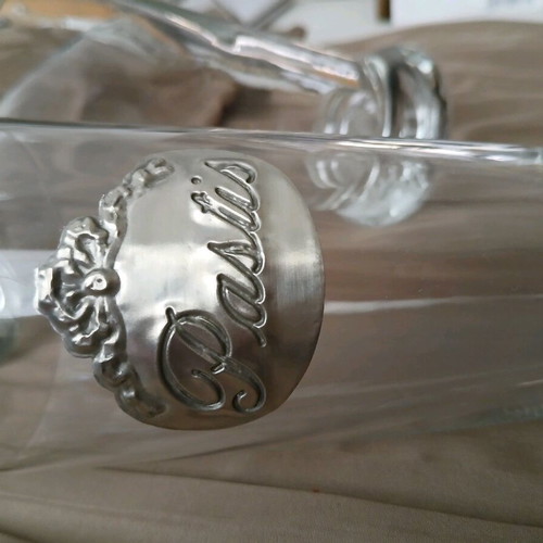 Pastis glasses set of 6 vintage 200ml by Crisal Glass like new