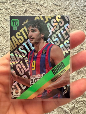 Ricky Rubio Euroleague master class legend card like new