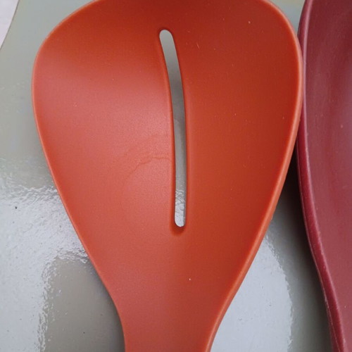 Kitchen spoon set used with imperfections
