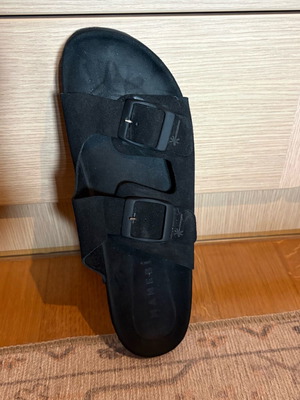 Manebì sandals like new, suede black, size 42