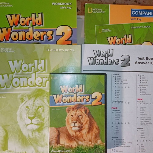 World Wonders 2 Teacher's Resources set like new, English