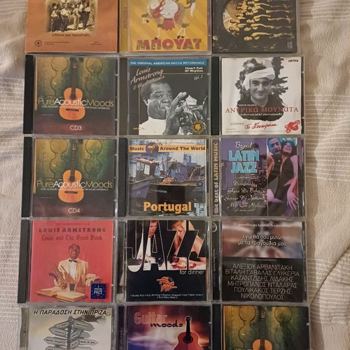 Music CDs used, pack of 15 pieces