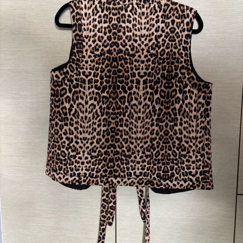 Vero Moda Pudded Leopard Vest like new, size M