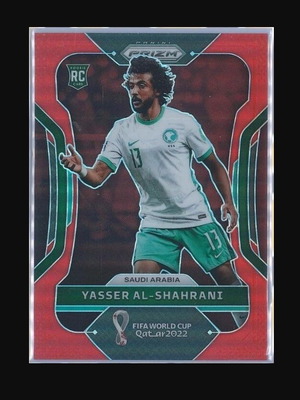 Κάρτα 2022 Panini Prizm Fifa W.C. Qatar Yasser Al-Shahrani Saudi Arabia Red 311/399 RC σαν καινούργιο