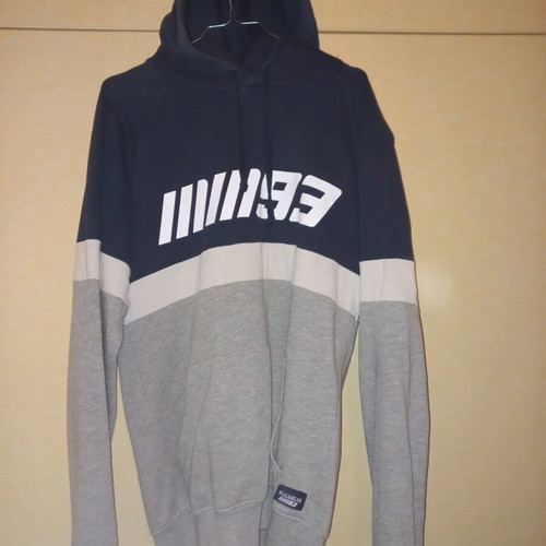 Moto gp Mark Marquez sweatshirt used, gray and blue, size S