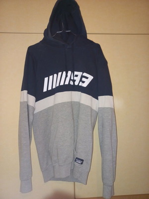 Moto gp Mark Marquez sweatshirt used, gray and blue, size S