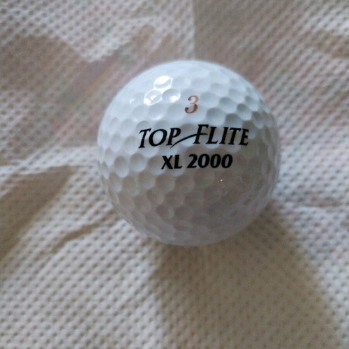 Golf ball Top Flite 3 XL 2000 new, white