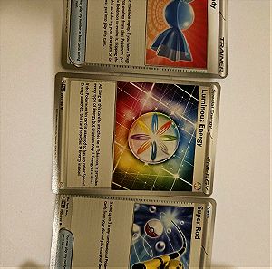 Pokemon Cards x3