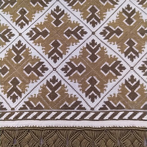 Handmade embroidered table runner