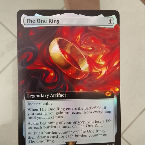The One Ring MTG collectible card, new, foil edition