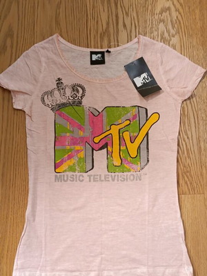 MTV Συλλεκτικό Ροζ Μπλουζάκι Καινούργιο, Μέγεθος S