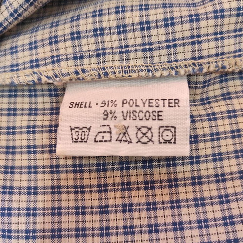 Vaude sleeveless shirt women's size M 38 like new, grey and blue