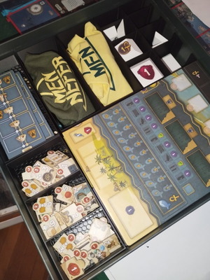 Men Nefer 3D printed insert for board game