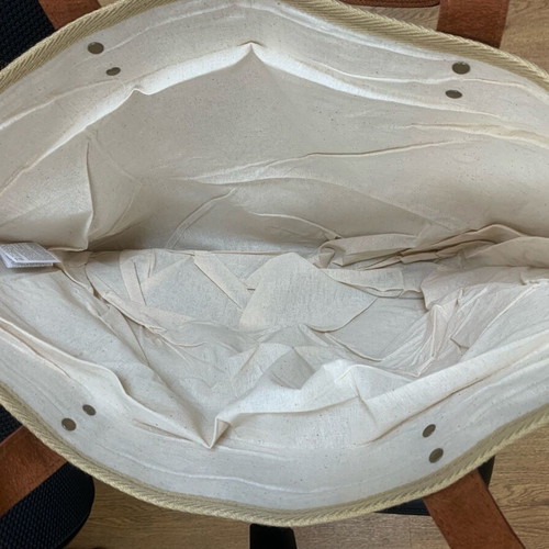 Nespresso tote bag like new, beige and brown