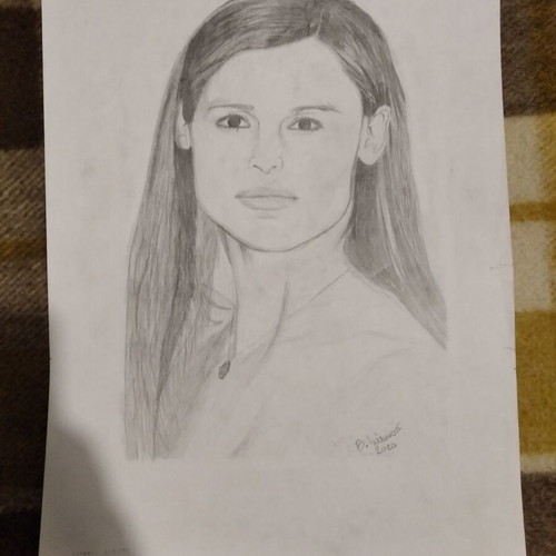 Jenifer Gernner portrait new, original signed artwork