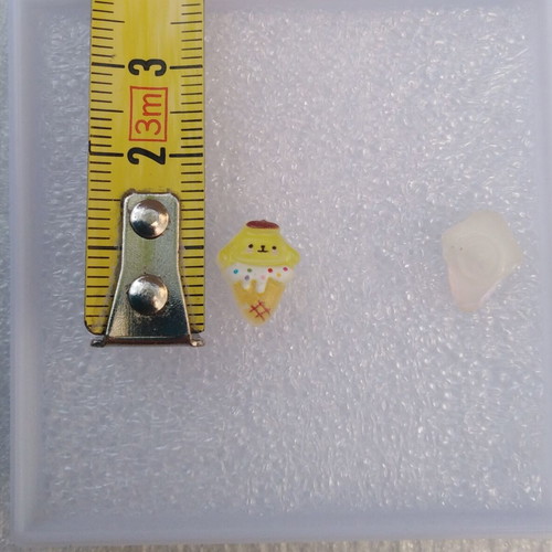 Handmade earrings pack of 2 with hypoallergenic posts, yellow