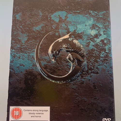 Alien Quadrilogy DVD used, 4 movies with English subtitles