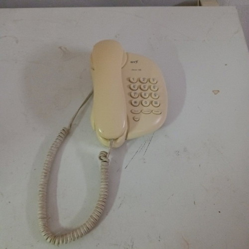 Wired BT phone model DECOR 100 used, beige