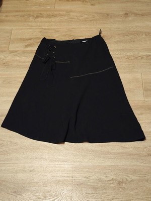 A-Line skirt Luisa Rosselli like new, black, size L
