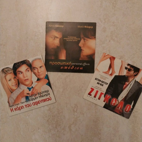 Ashton Kutcher Filmography 3 DVD set new with subtitles