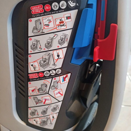 Chicco Md54025 car seat used with isofix