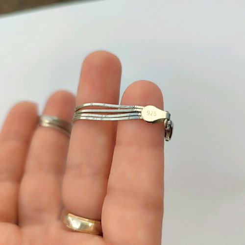 Silver bracelet 925 made in Italy new