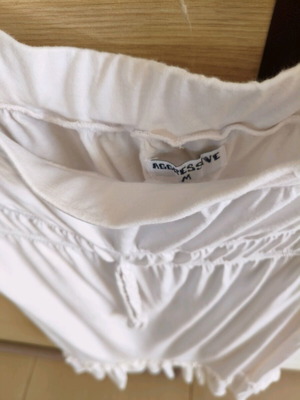 Strapless white dress medium used in very good condition