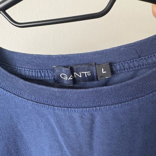 Gant T-shirt used, size L, black and blue