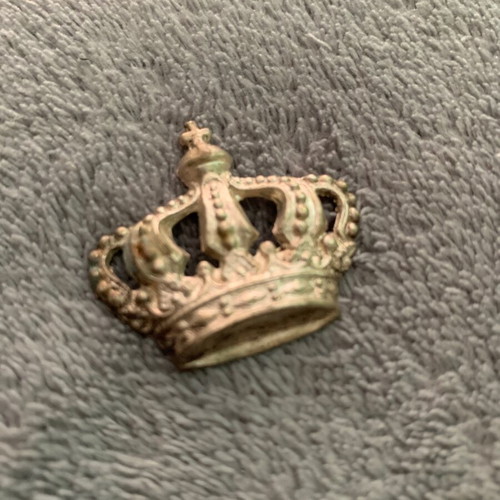 Royal Crown used, embossed aluminum Gendarmerie