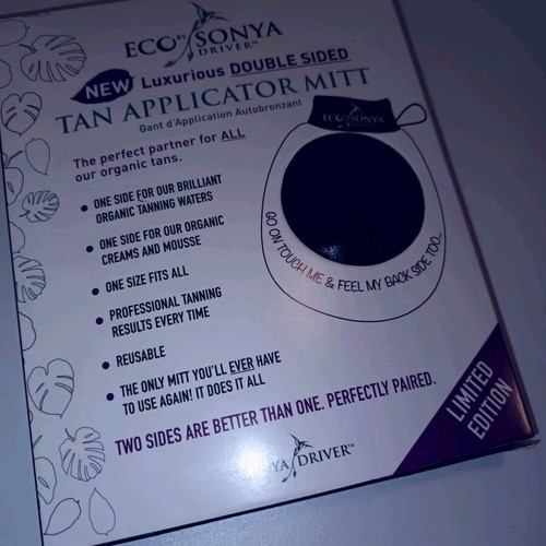 Eco Tan by Sonya double-sided tanning applicator mitt new, one size