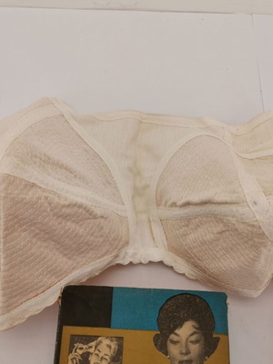 1960s bra used, white