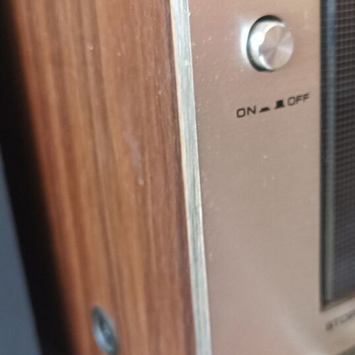 Akai GXC-725D vintage cassette deck with wood cabinet