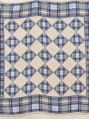 Codello silk scarf 100% silk like new, beige and blue