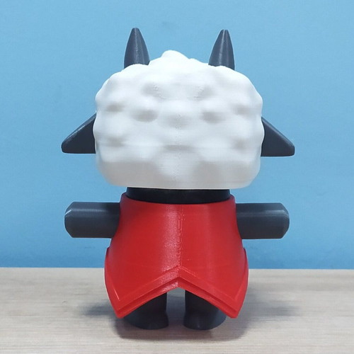 Cult of the Lamb figure 3D printed, 12 cm, new