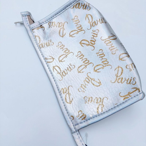 Hunter silver handbag used with Paris and Guerlain bags gift