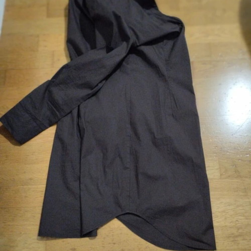 Shirt dress from MODA INTERNATIONAL like new, cotton with elastane, brown