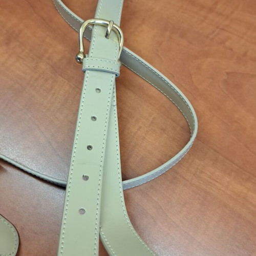 Burberry crossbody bag beige like new, quilted metallic fabric