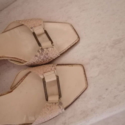 Martinez Valero sandals like new, size 40/41, beige and grey