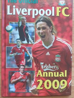 The Official Liverpool Fc Annual 2009 like new