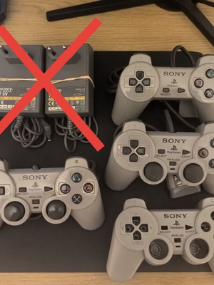 PlayStation (PS1) power supplies and controllers like new