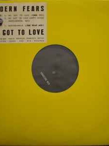 Modern Fears We Got To Love vinyl record used, electronic