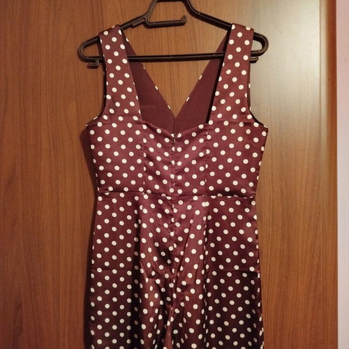 Mango jumpsuit S brown like new