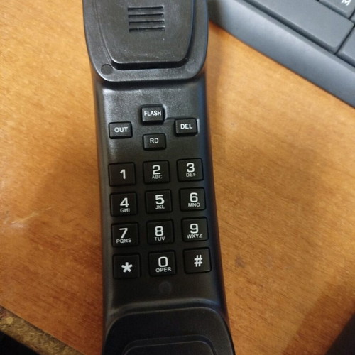 Osio model OSW-4650B home phone used, black, wired