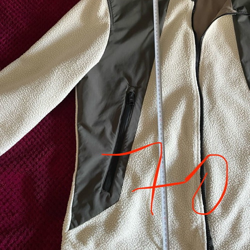 Tech fleece jacket used, size M, white