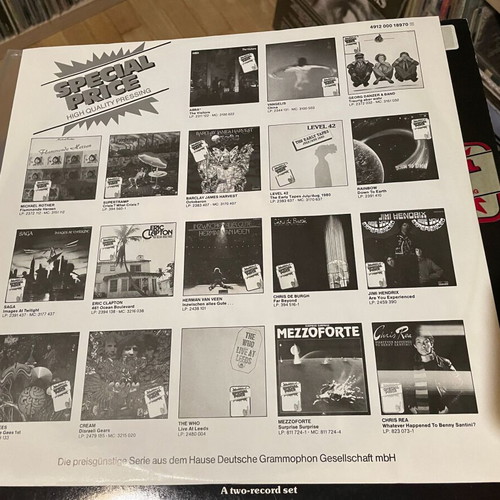 Tommy The Movie soundtrack used, double LP rock
